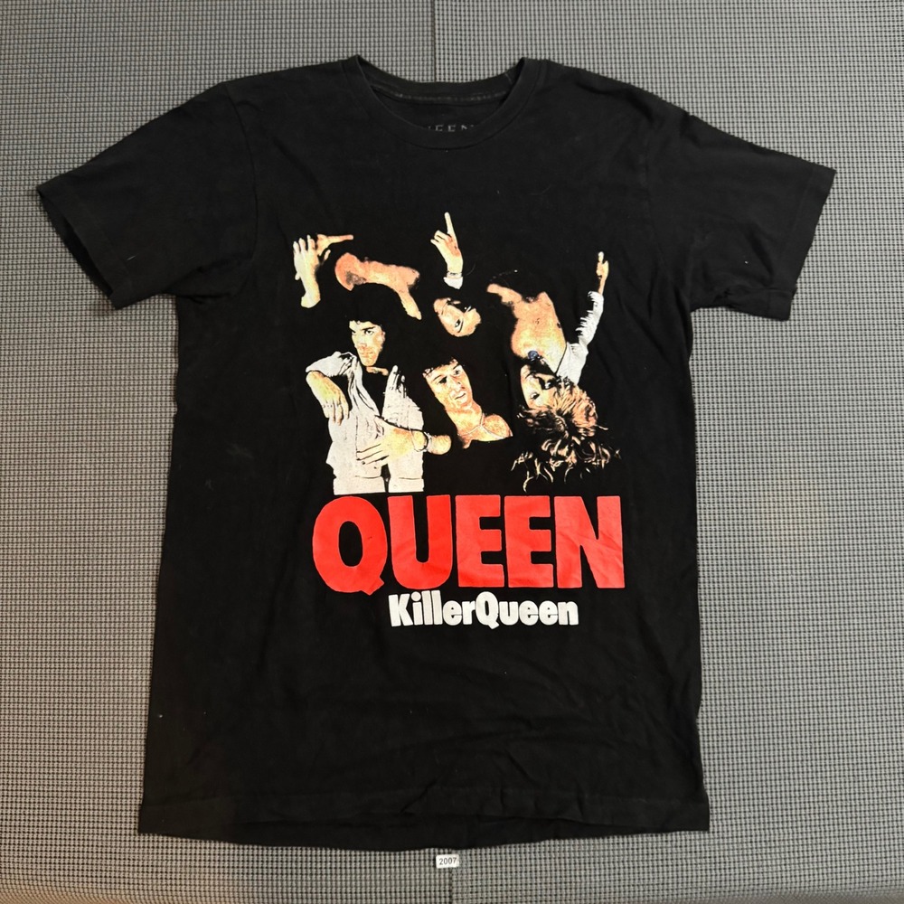 Queen Killer Queen Band Graphic T-Shirt Black Official Merch 2020 Size M